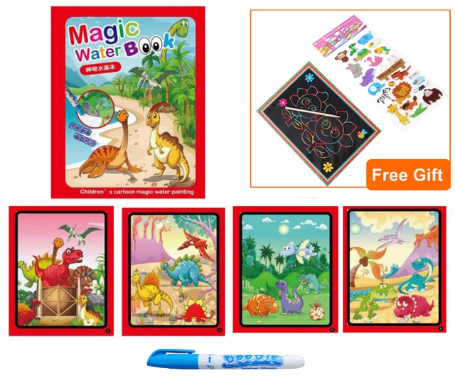 Magic Water Drawing Coloring  Book