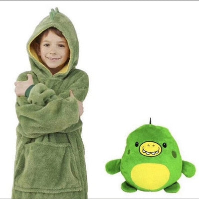 Kids Pets Blanket Hoodie Soft PlushLittle Koko Bean