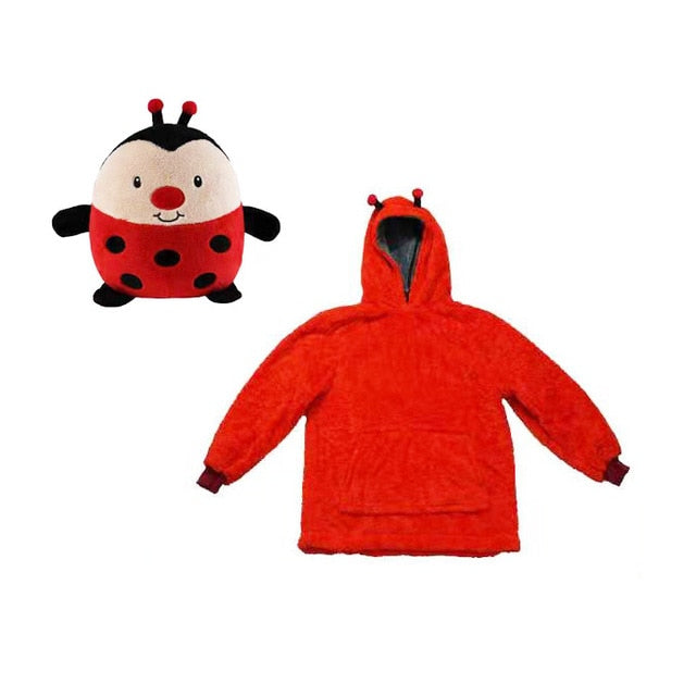 Kids Pets Blanket Hoodie Soft PlushLittle Koko Bean