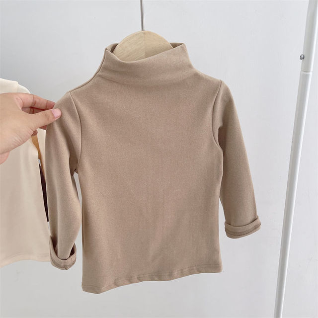 Boys Girls T-shirts Kids Tops TurtleneckLittle Koko Bean