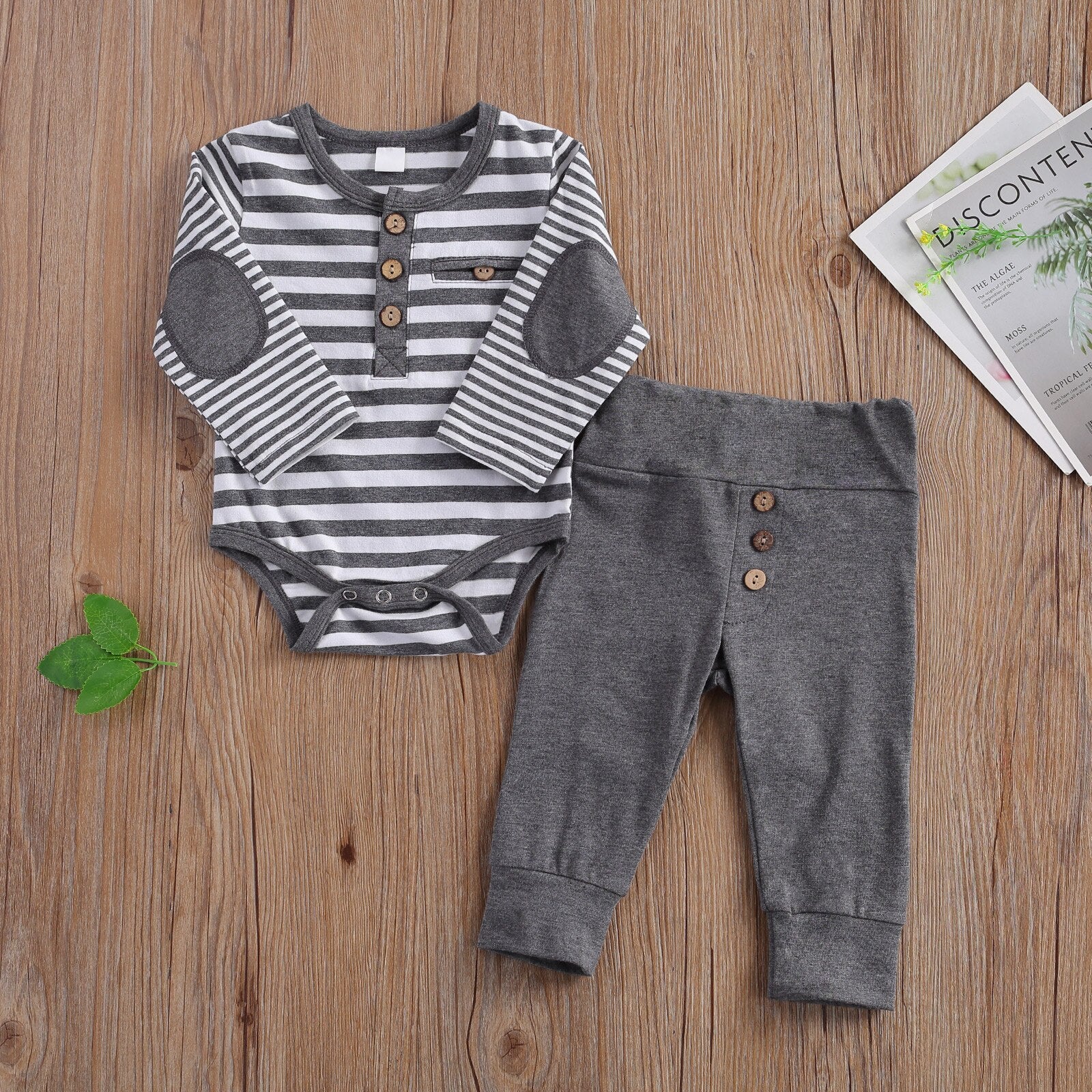 2Pcs Toddler Casual SuitLittle Koko Bean