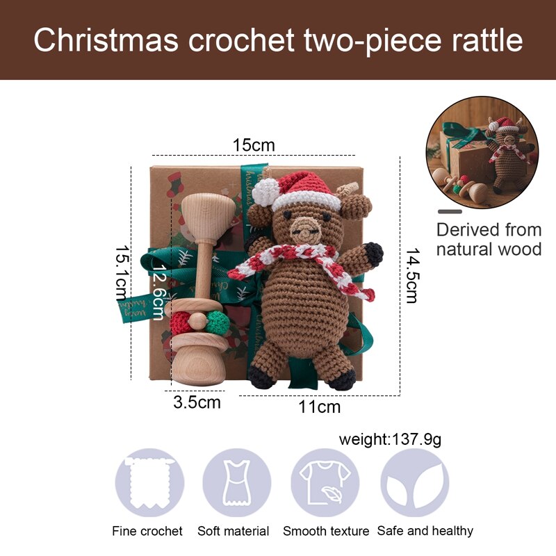 Baby Christmas Rattles Toys