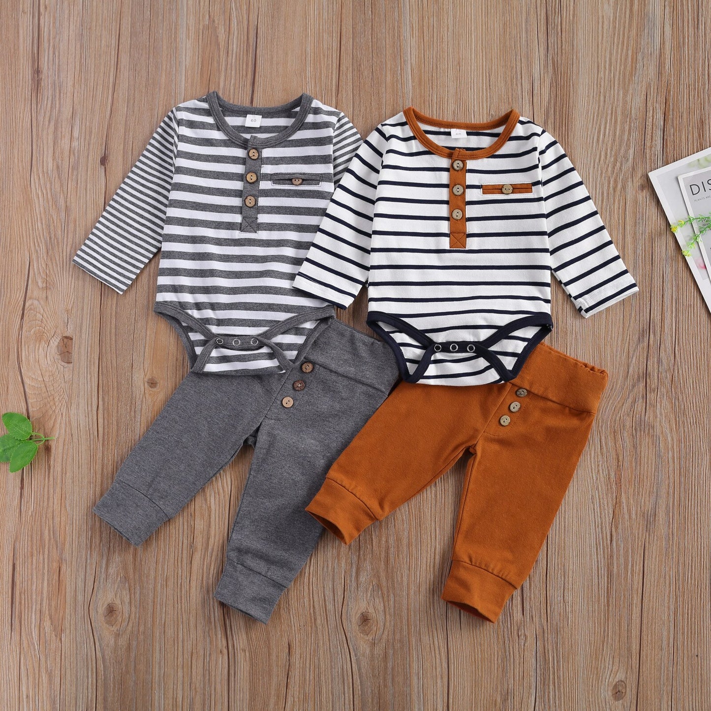 2Pcs Toddler Casual SuitLittle Koko Bean