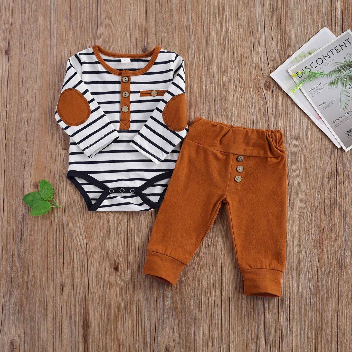 2Pcs Toddler Casual SuitLittle Koko Bean