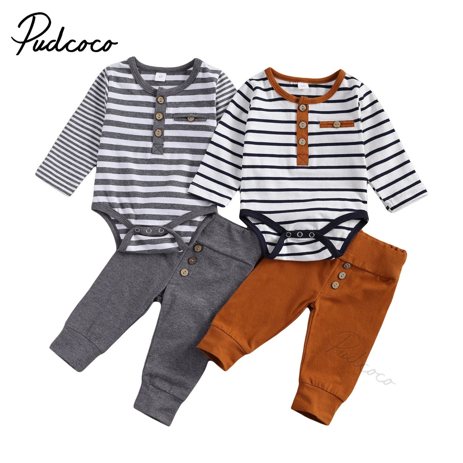 2Pcs Toddler Casual SuitLittle Koko Bean